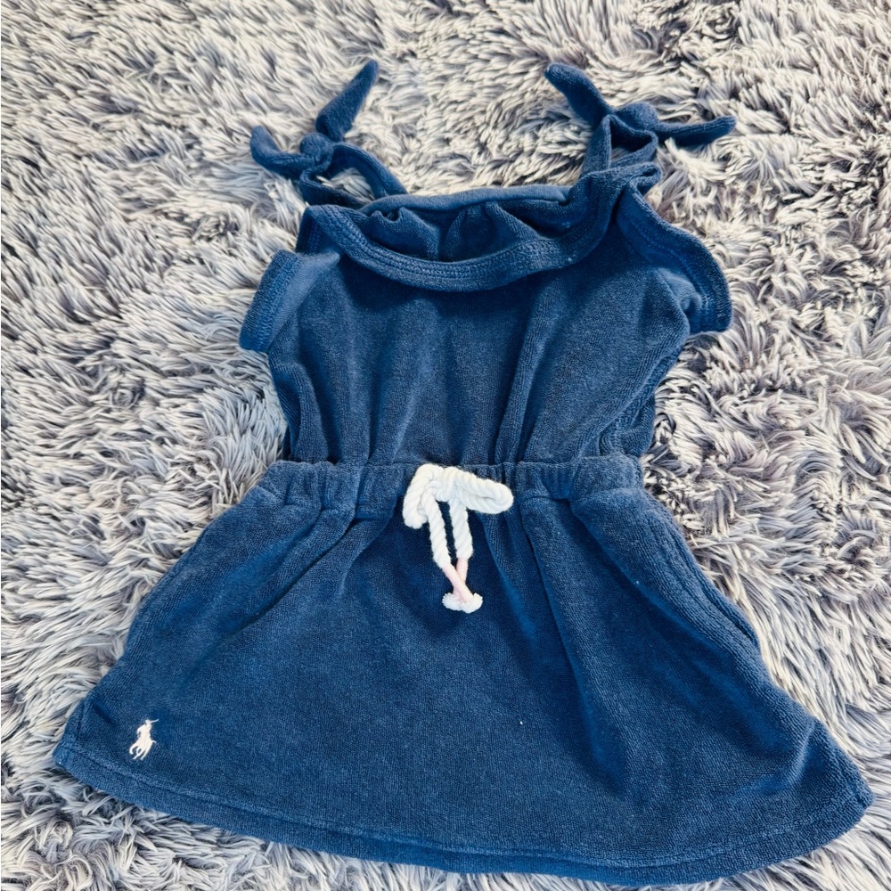 Ralph Lauren Blue Knit Fabric